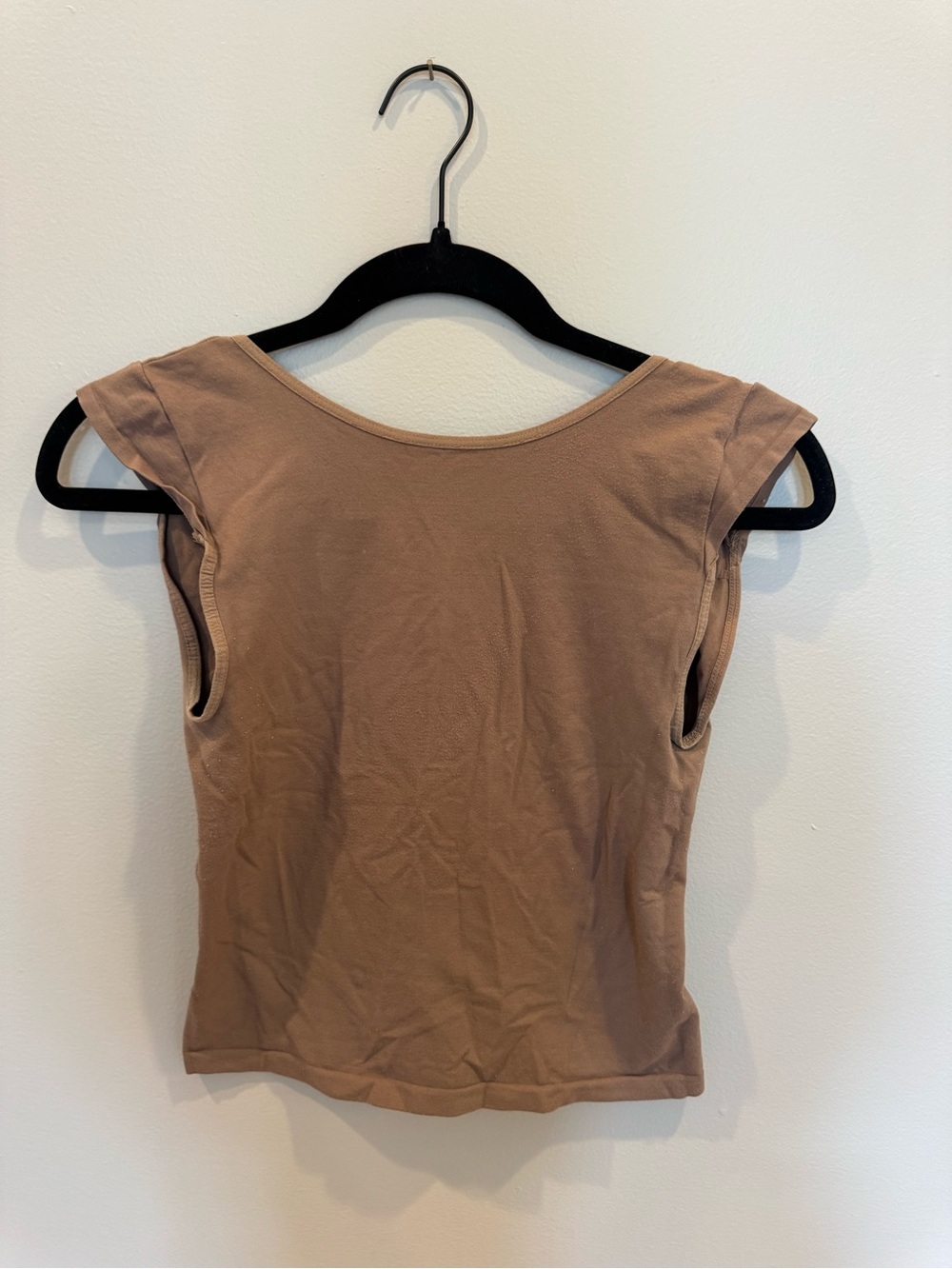 Free People Sleeveless Tank Top in Taupe Brown
